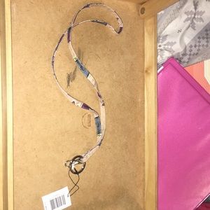 NWT VERA BRADLEY FALLING FLOWERS LANYARD
